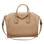 Beige Leather Givenchy Antigona