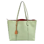 Green Leather Tory Burch Tote