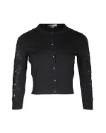 Black Wool Diane Von Furstenberg Cardigan