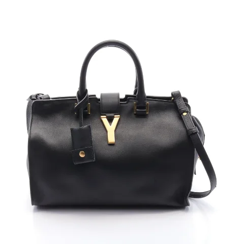 Black Leather Saint Laurent Handbag