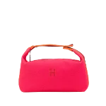 Pink Canvas Hermès Handbag