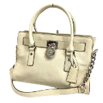 Beige Leather Michael Kors Shoulder Bag