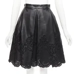 Black Fabric Ermanno Scervino Skirt