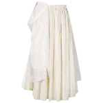 White Cotton Comme des Garçons Skirt