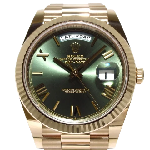 Gold Rose Gold Rolex Watch