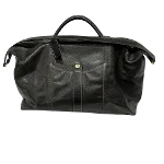 Black Leather Dunhill Shoulder Bag