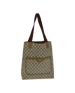 Beige Leather Gucci Swing Tote