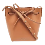 Brown Leather Mansur Gavriel Shoulder Bag