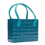 Blue Leather Chanel Tote