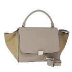 Silver Leather Céline Trapeze