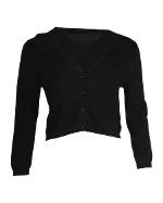 Black Viscose Max Mara Cardigan