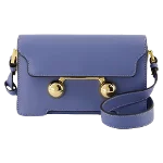 Blue Leather Marni Shoulder Bag