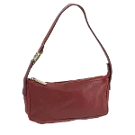 Red Leather Fendi Shoulder Bag