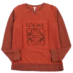 Orange Cotton Loewe Sweatshirt