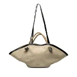 Beige Leather Jil Sander Tote