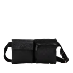 Black Canvas Gucci Belt Bag