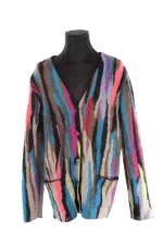 Multicolor Wool Yves Saint Laurent Cardigan