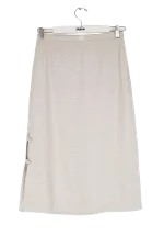 Grey Silk Courrèges Skirt