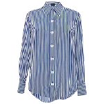 Blue Silk JOSEPH Shirt