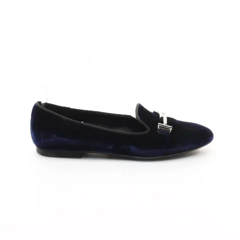 Blue Leather TOD's Flats