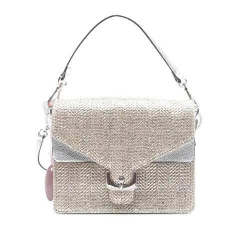 Brown Fabric Coccinelle Handbag
