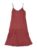 Red Polyester Essentiel Antwerp Dress