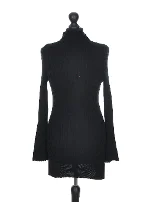 Black Wool Wolford Dress