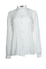 White Cotton Ann Demeulemeester Shirt