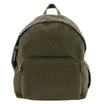 Green Leather Stella McCartney Backpack