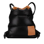 Black Leather Loewe Backpack