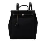 Black Canvas Hermès Backpack