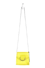 Yellow Polyester Little Liffner Handbag
