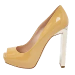 Beige Fabric Miu Miu Heels