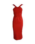 Red Polyester Zac Posen Dress