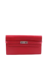 Red Leather Hermès Wallet