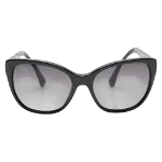 Black Plastic Chanel Sunglasses