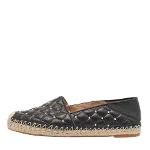 Black Leather Valentino Espadrilles