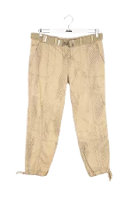 Beige Cotton Calvin Klein Pants