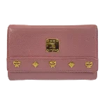 Pink Leather MCM Wallet