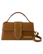 Brown Leather Jacquemus Crossbody Bag