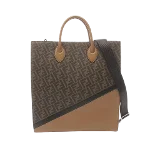 Brown Canvas Fendi Tote