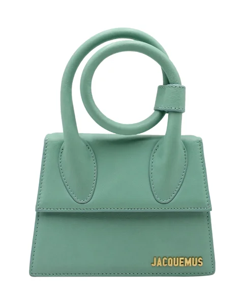 Green Leather Jacquemus Le Chiquito