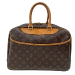 Brown Canvas Louis Vuitton Deauville 