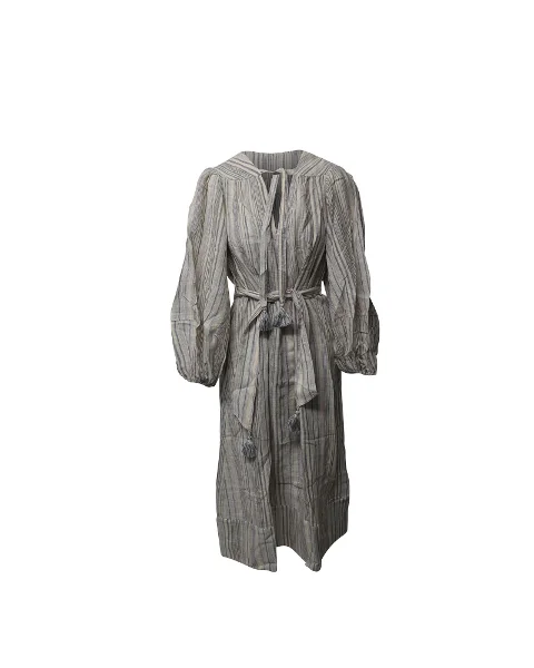 Grey Cotton Zimmermann Dress