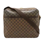 Brown Canvas Louis Vuitton Messenger