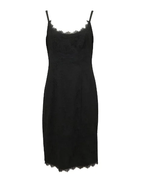 Black Nylon Diane Von Furstenberg Dress