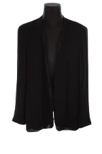 Black Polyester Helmut Lang Blazer