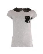 Grey Cotton Moschino Top