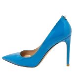 Blue Leather Valentino Heels