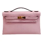 Pink Leather Hermès Handbag